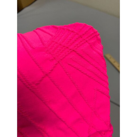 Onzie Mudra Neon Pink Sports Bra Size Medium /Large Athletic Barbie Activewear - Picture 7 of 8
